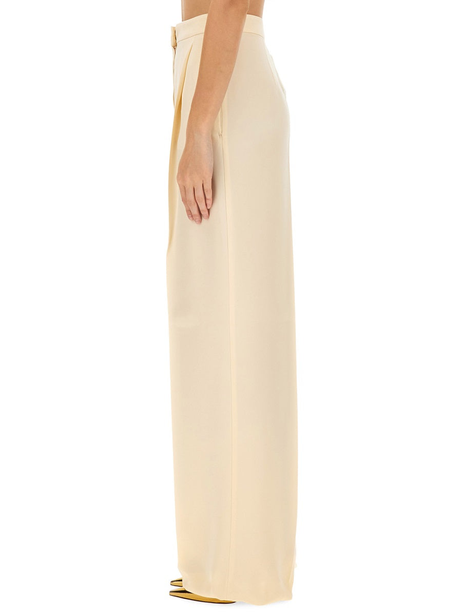 MAX MARA Silk Regular Fit Pants - Size 42