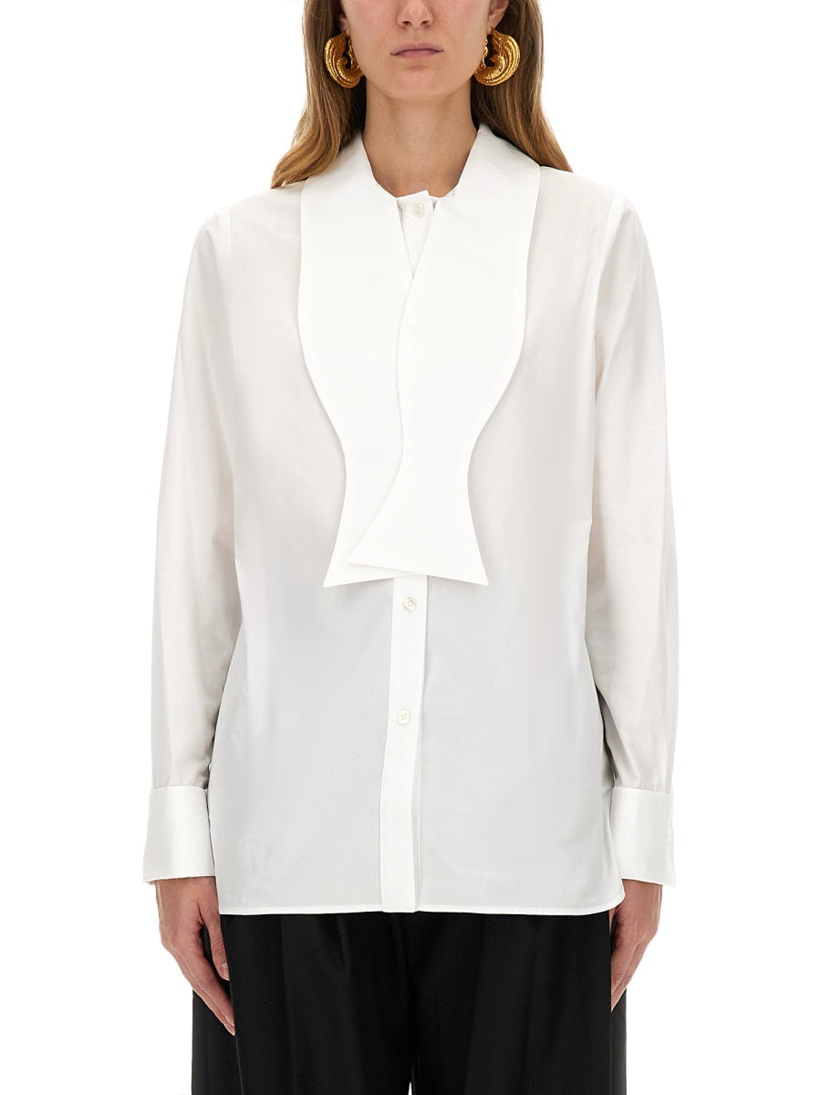 NINA RICCI Regular Fit Lavalliere Shirt - Size 36 FR