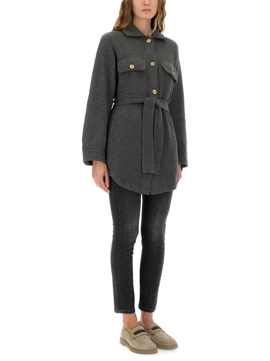 BRUNELLO CUCINELLI Belted Cardigan - Size S