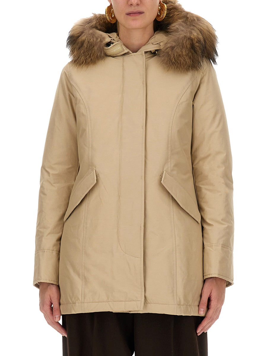 Woolrich Arctic Raccoon Parka Jacket - Size S