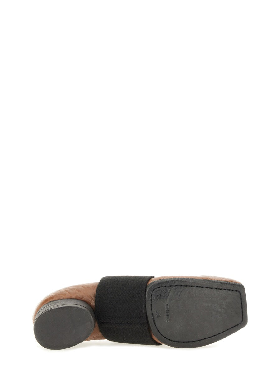 UMA WANG Stylish Leather Heels for Women - FW25