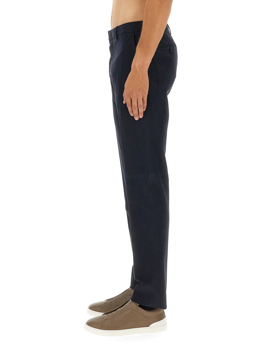 ZEGNA Premium Cotton Trousers for Men - Size 48