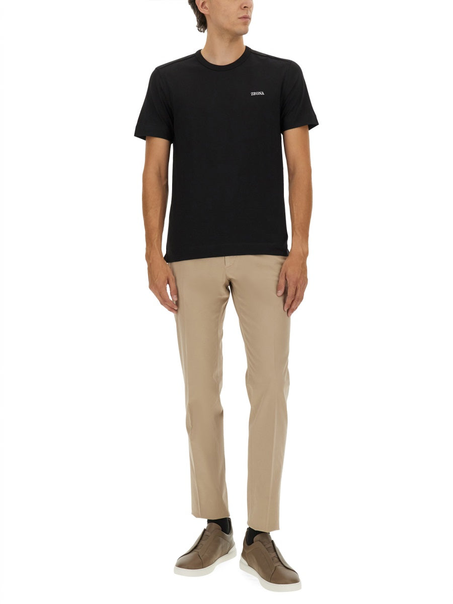 ZEGNA Premium Cotton Trousers for Men - Size 48 IT