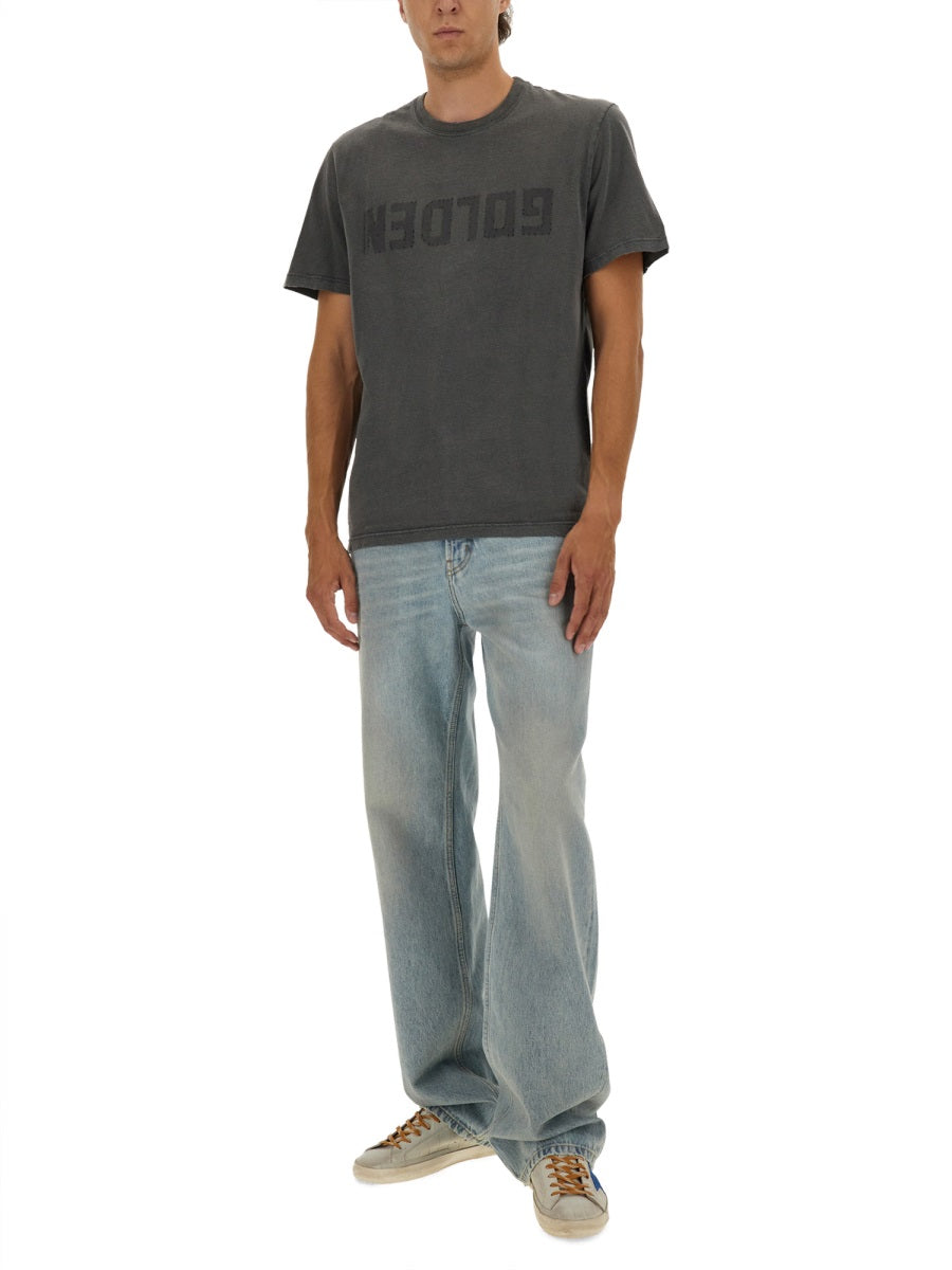 GOLDEN GOOSE Cotton T-Shirt for Men - Size L