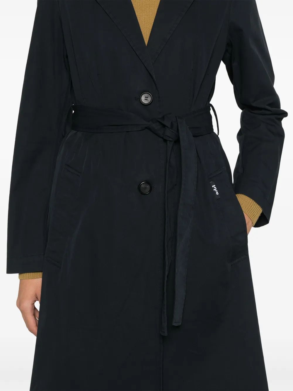 ADD Sleek Single Breasted Trench Coat for Women