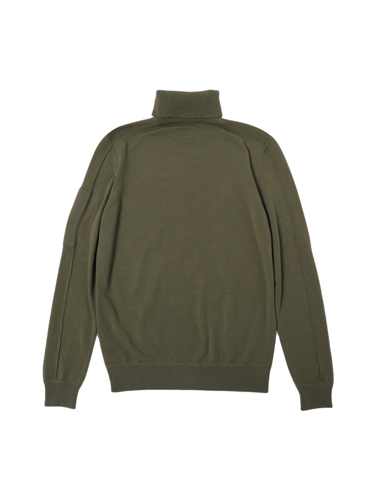 C.P.COMPANY Lens Logo Patch Turtleneck Sweater