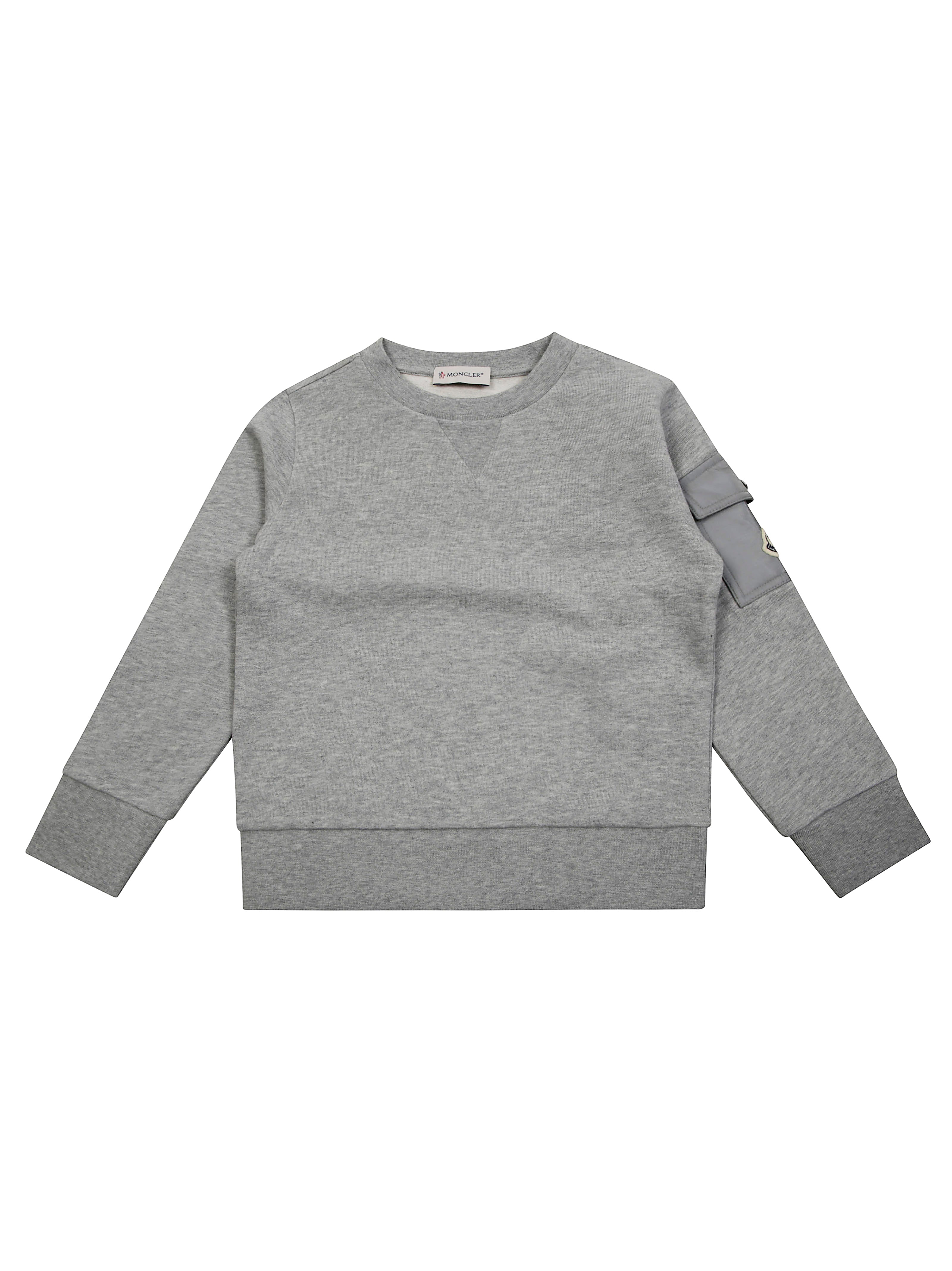 MONCLER Classic Logo Crew Neck Sweatshirt