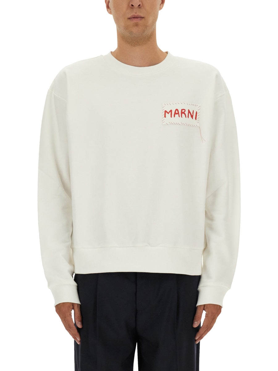 MARNI Cotton Knit Sweatshirt for Men