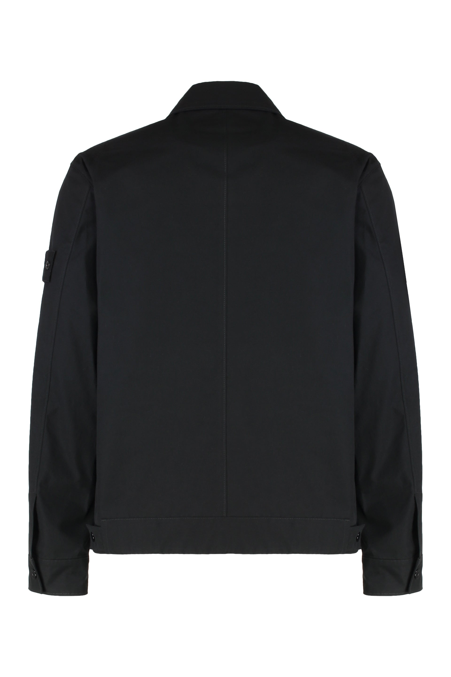 STONE ISLAND Men's Organic Cotton Weather-Resistant Overshirt