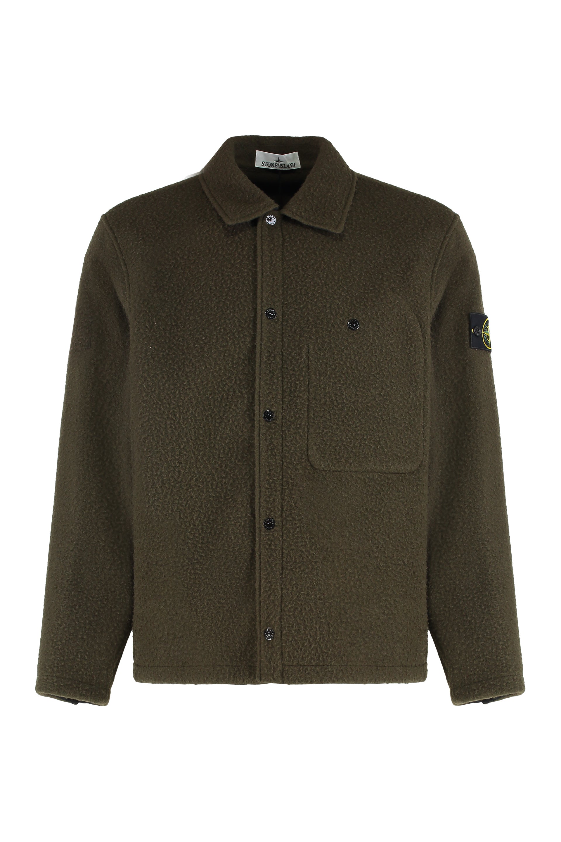 STONE ISLAND Men's Wool and Nylon Overshirt