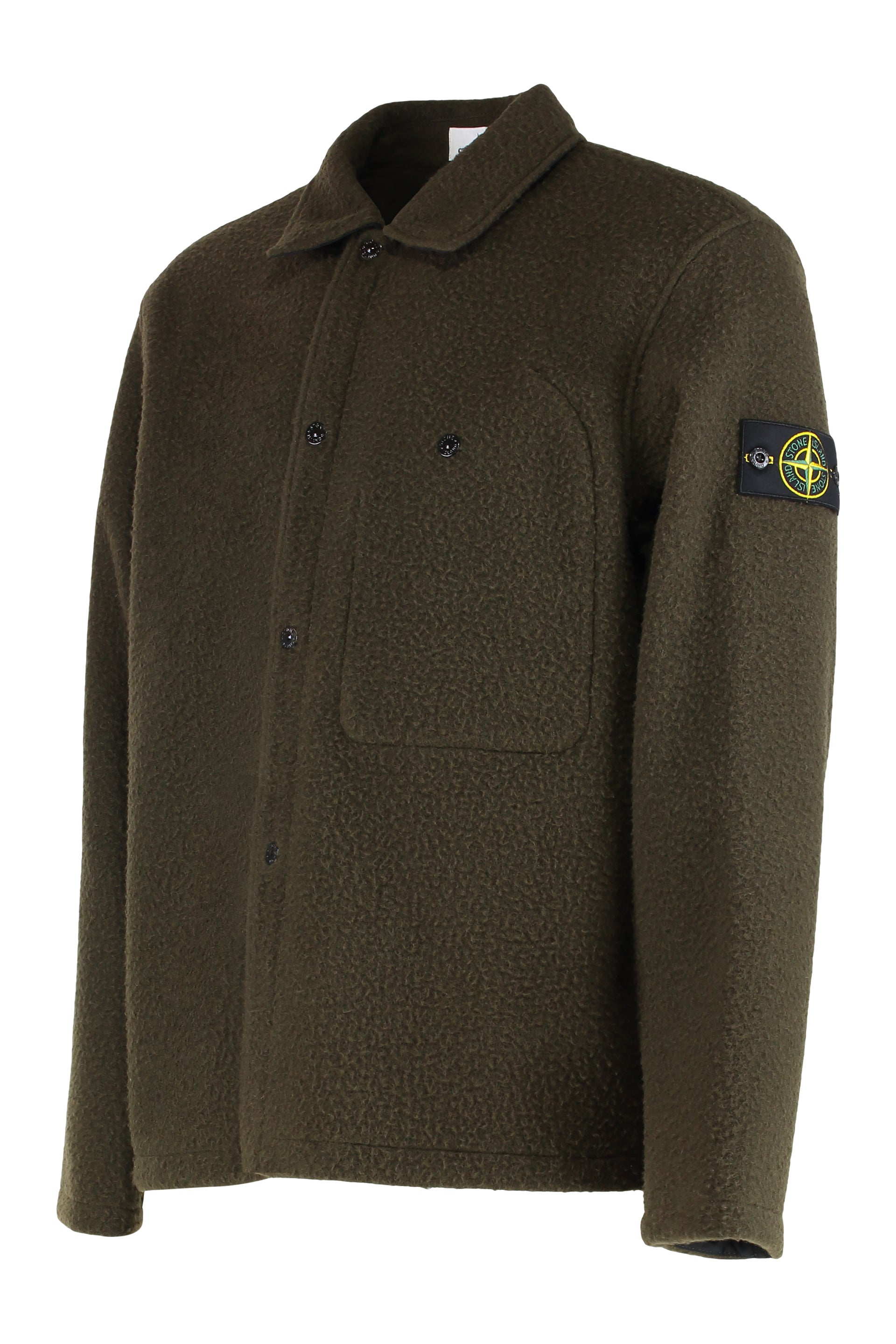 STONE ISLAND Men's Wool and Nylon Overshirt