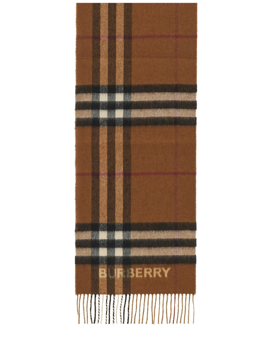 BURBERRY Cashmere Check Scarf for Men