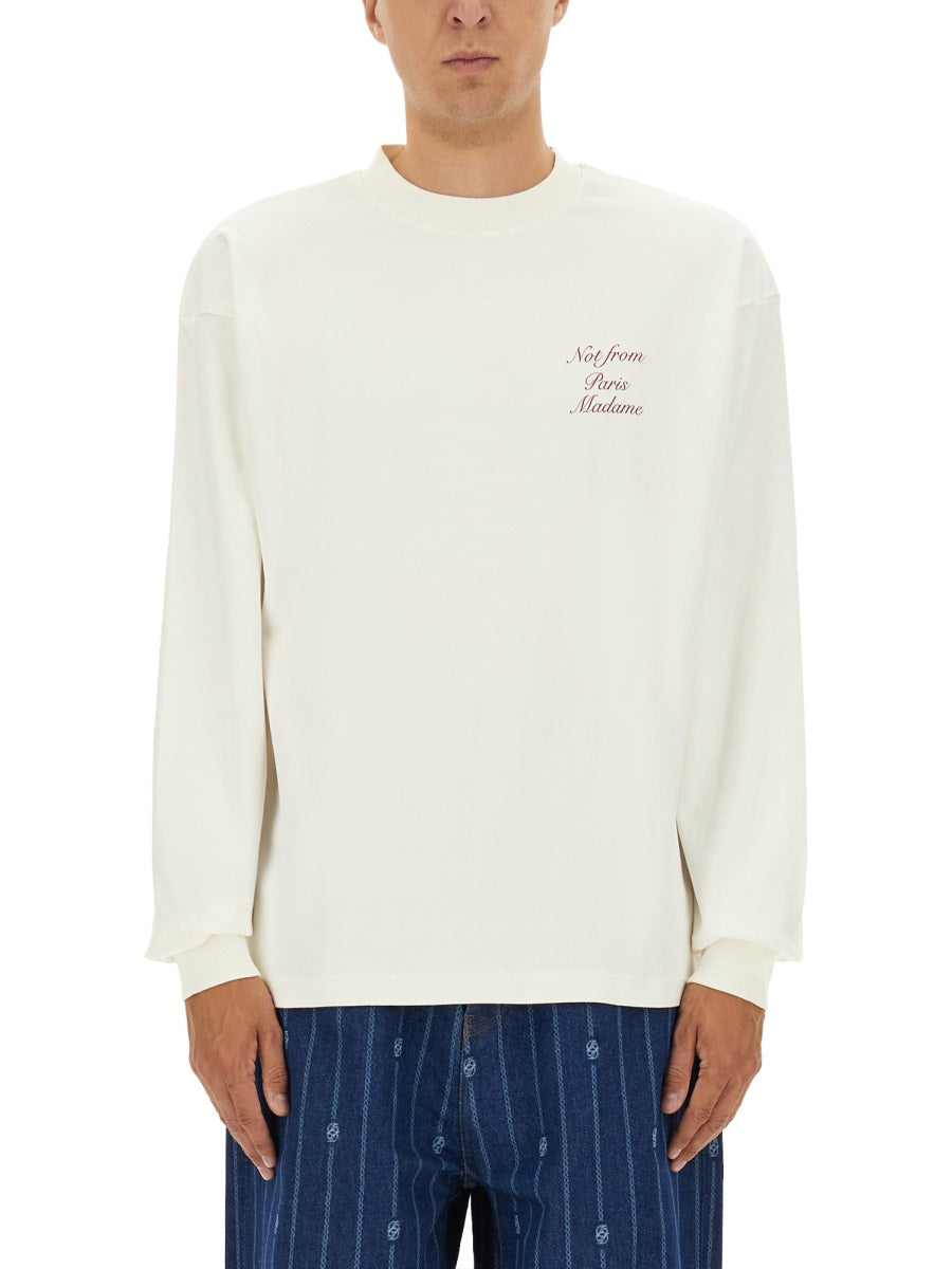 DRÔLE DE MONSIEUR Classic Cotton T-Shirt - Size L