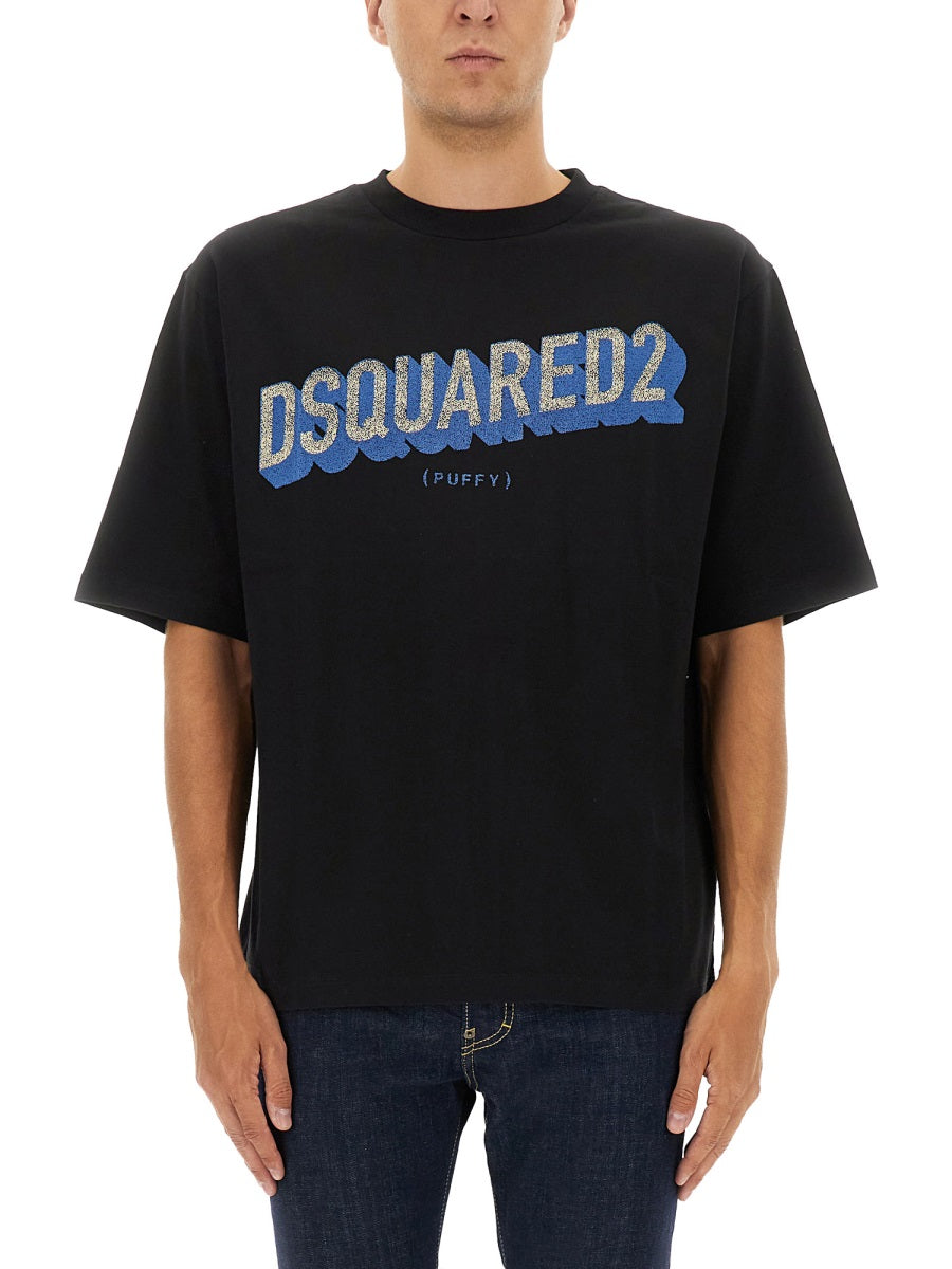 DSQUARED TSHIRT WITH LOGO - Size L