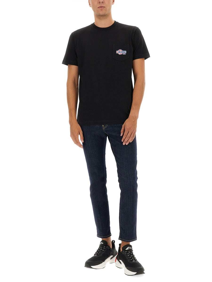 DSQUARED Classic Pocket T-Shirt - Size L
