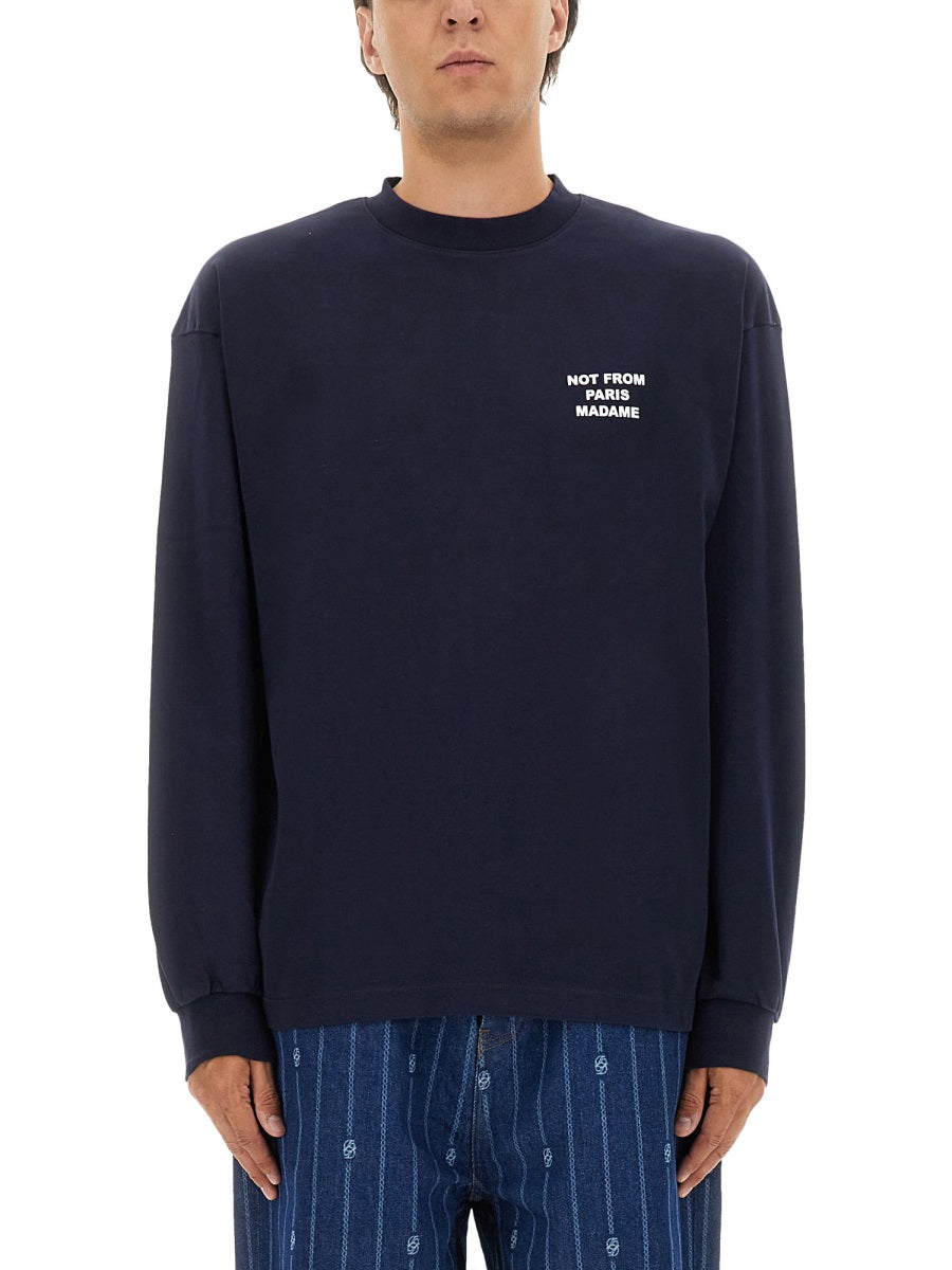 DRÔLE DE MONSIEUR Men's Classic Cotton T-Shirt - Size L