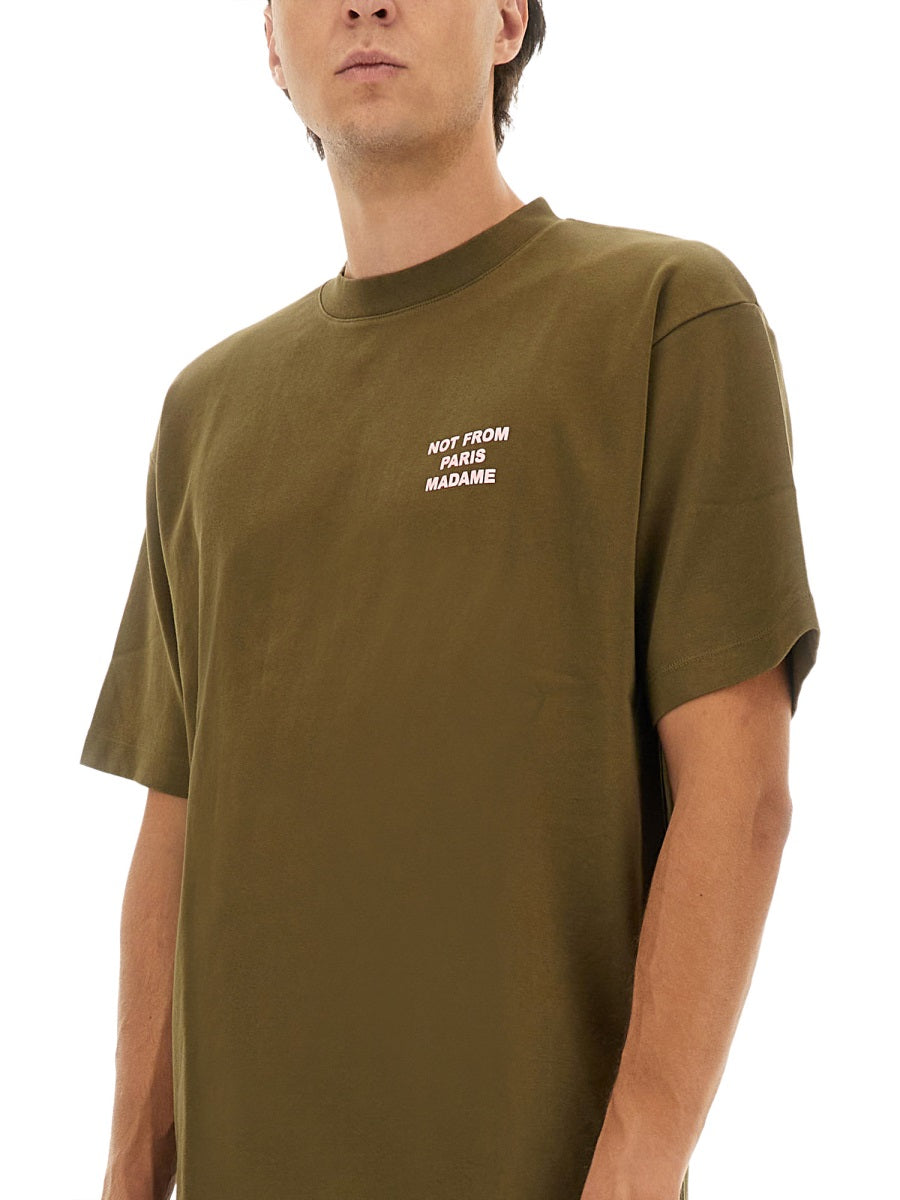 DRÔLE DE MONSIEUR Cotton T-Shirt - Size L