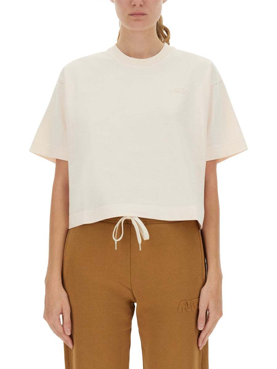 AUTRY Classic T-Shirt with Matching Logo - Size S