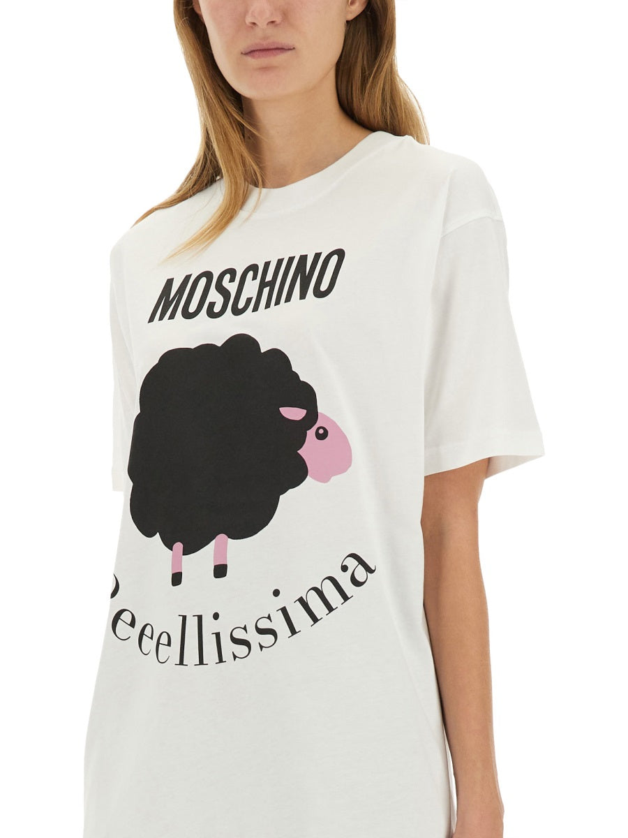 MOSCHINO Stylish T-Shirt with Print - Size S