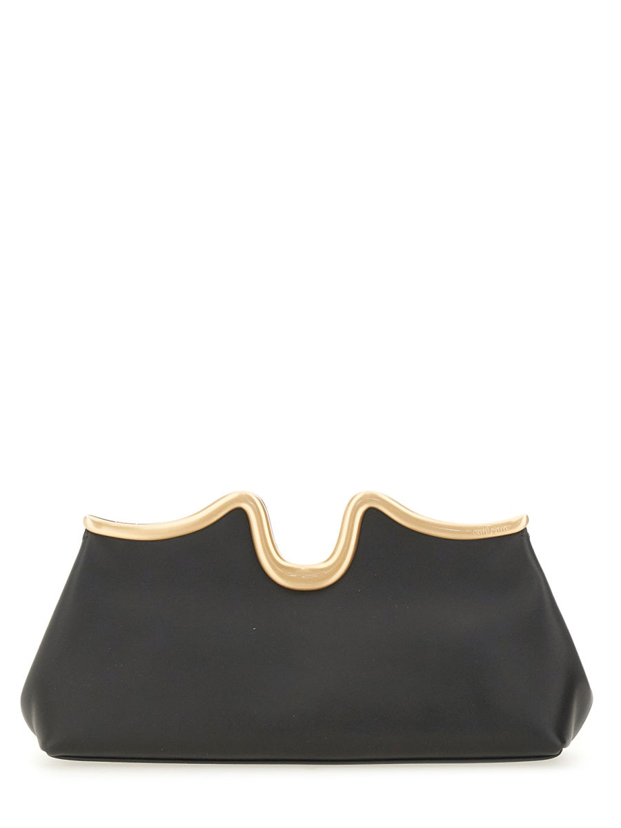 CULT GAIA Mini Leather Clutch Handbag