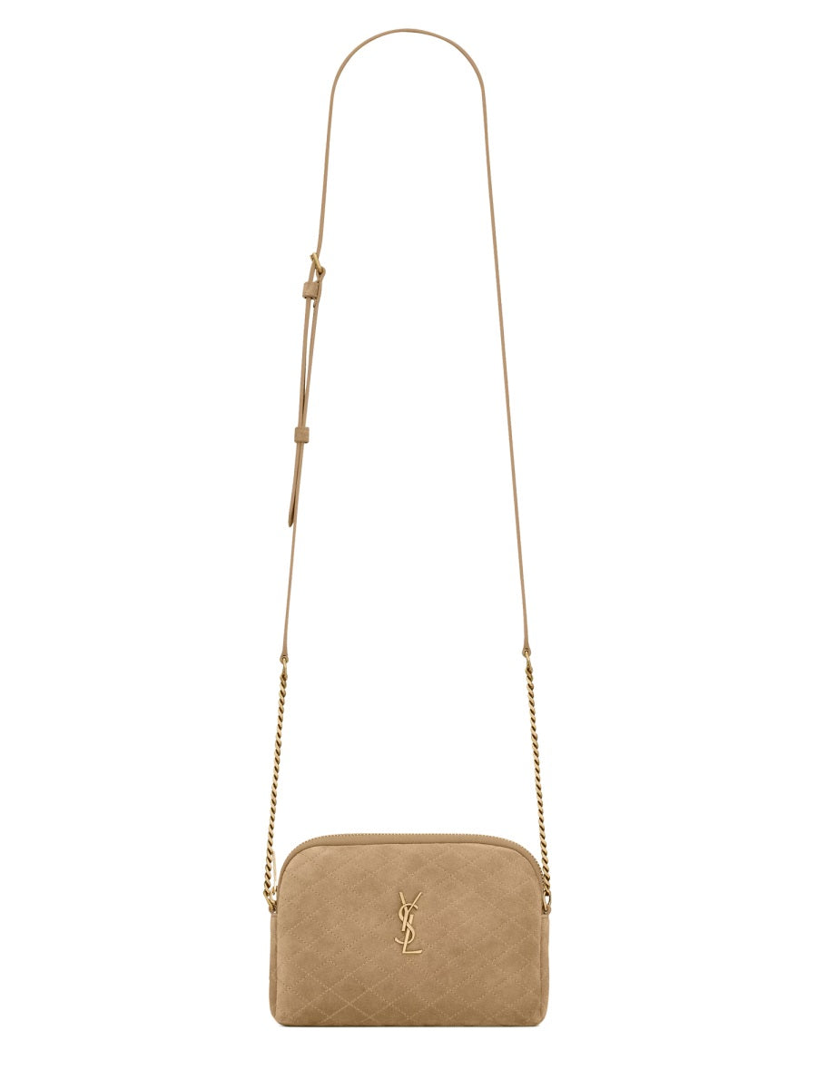 SAINT LAURENT Gaby Mini Clutch Handbag with Zipper