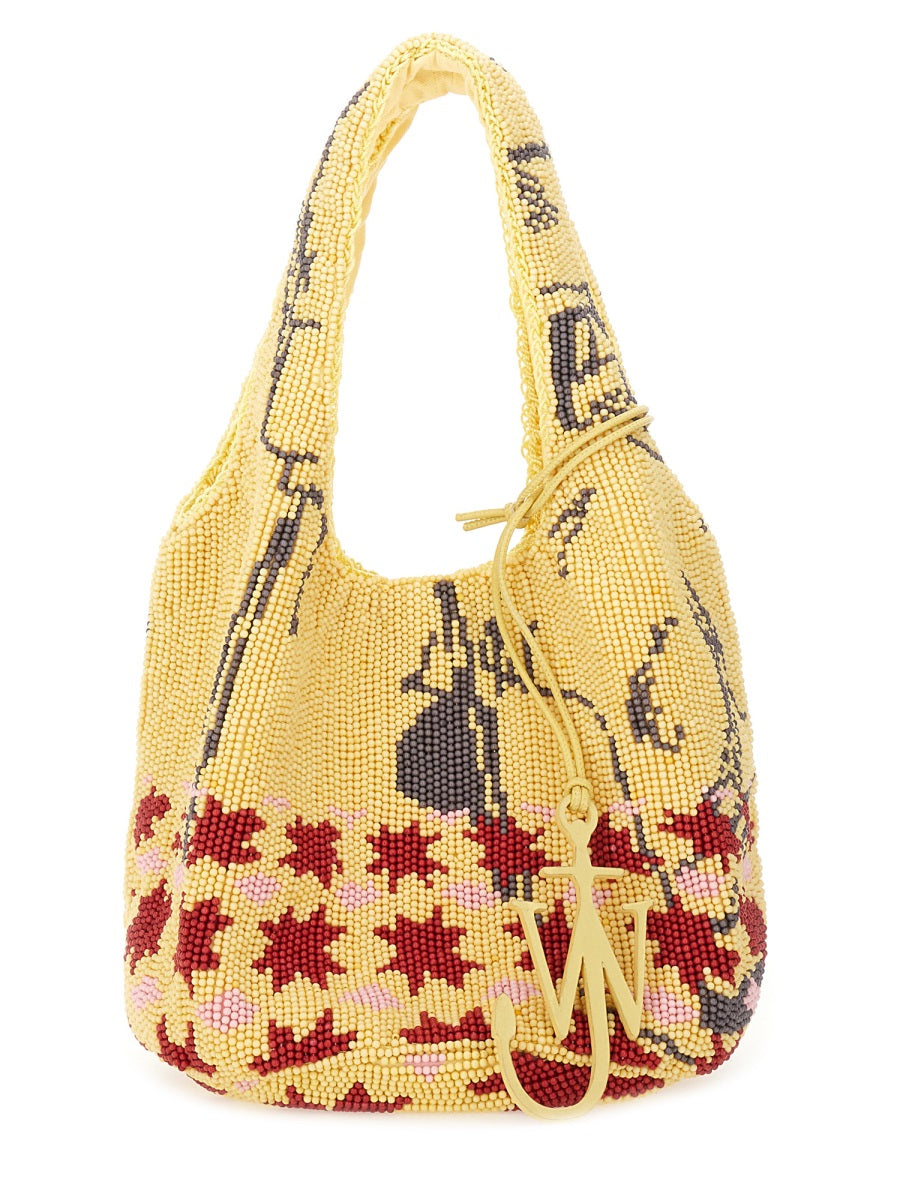 JW ANDERSON Mini Beaded Tote Handbag
