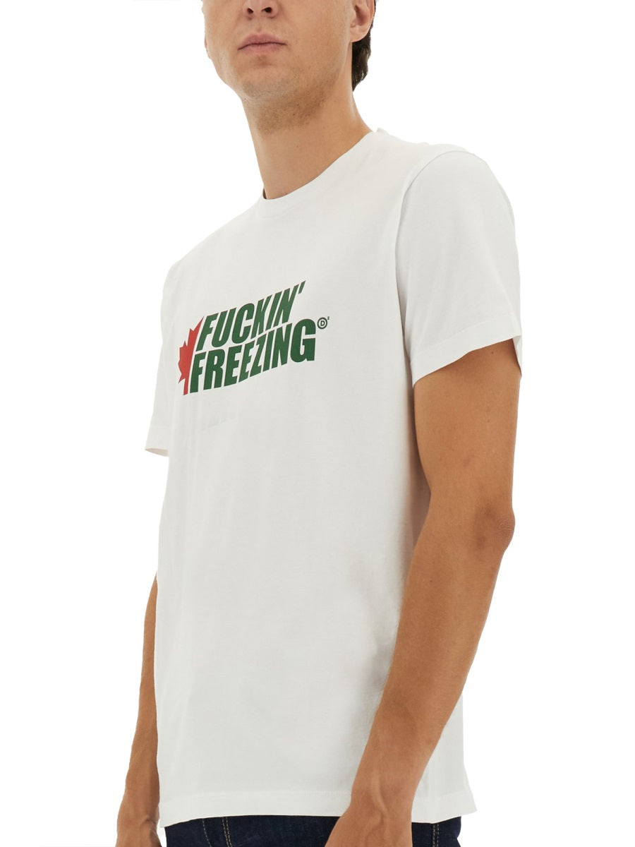 DSQUARED Men's Graphic T-Shirt Size L