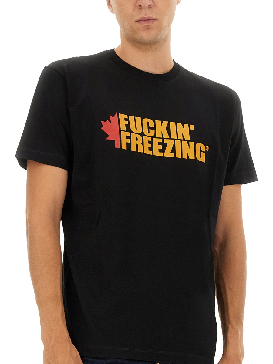 DSQUARED Graphic T-Shirt for Men - Size L