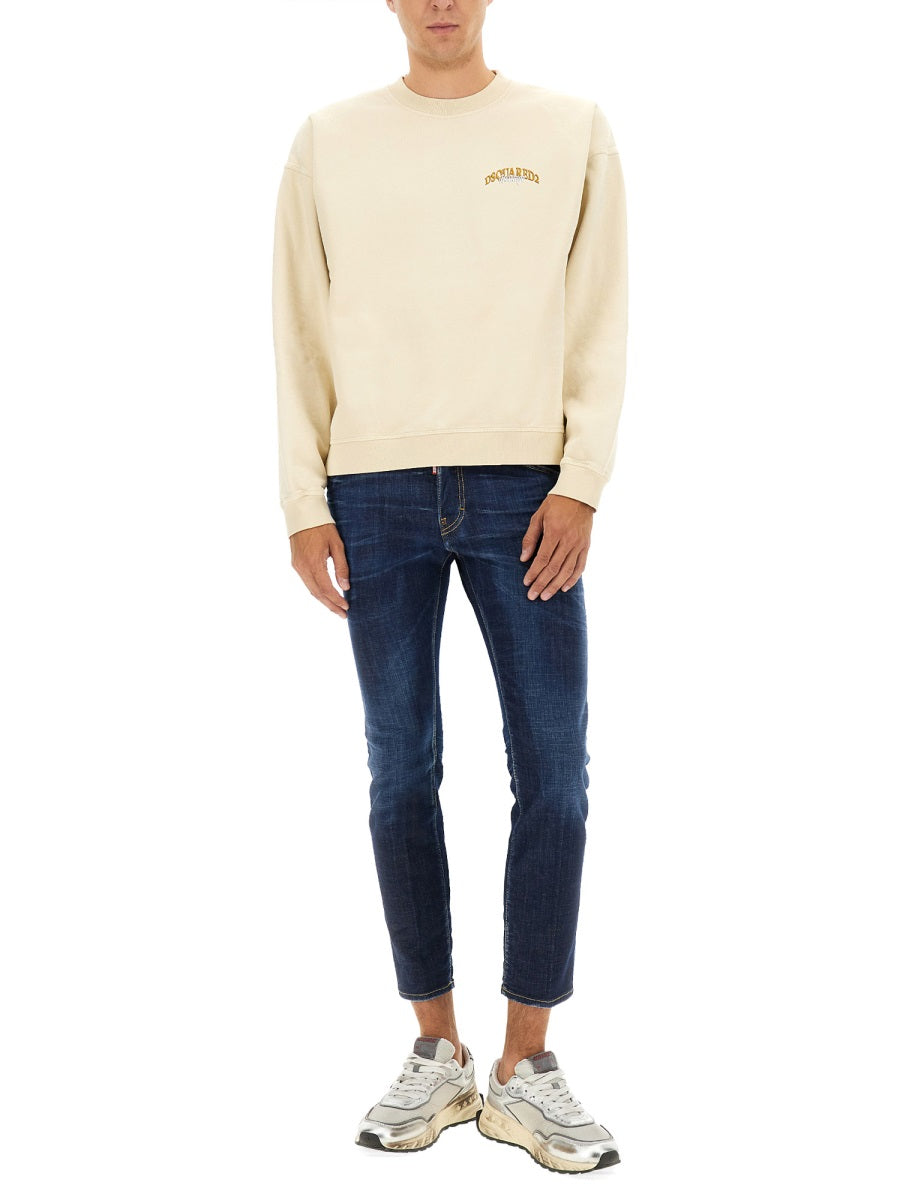 DSQUARED2 Classic Cotton Sweatshirt for Men