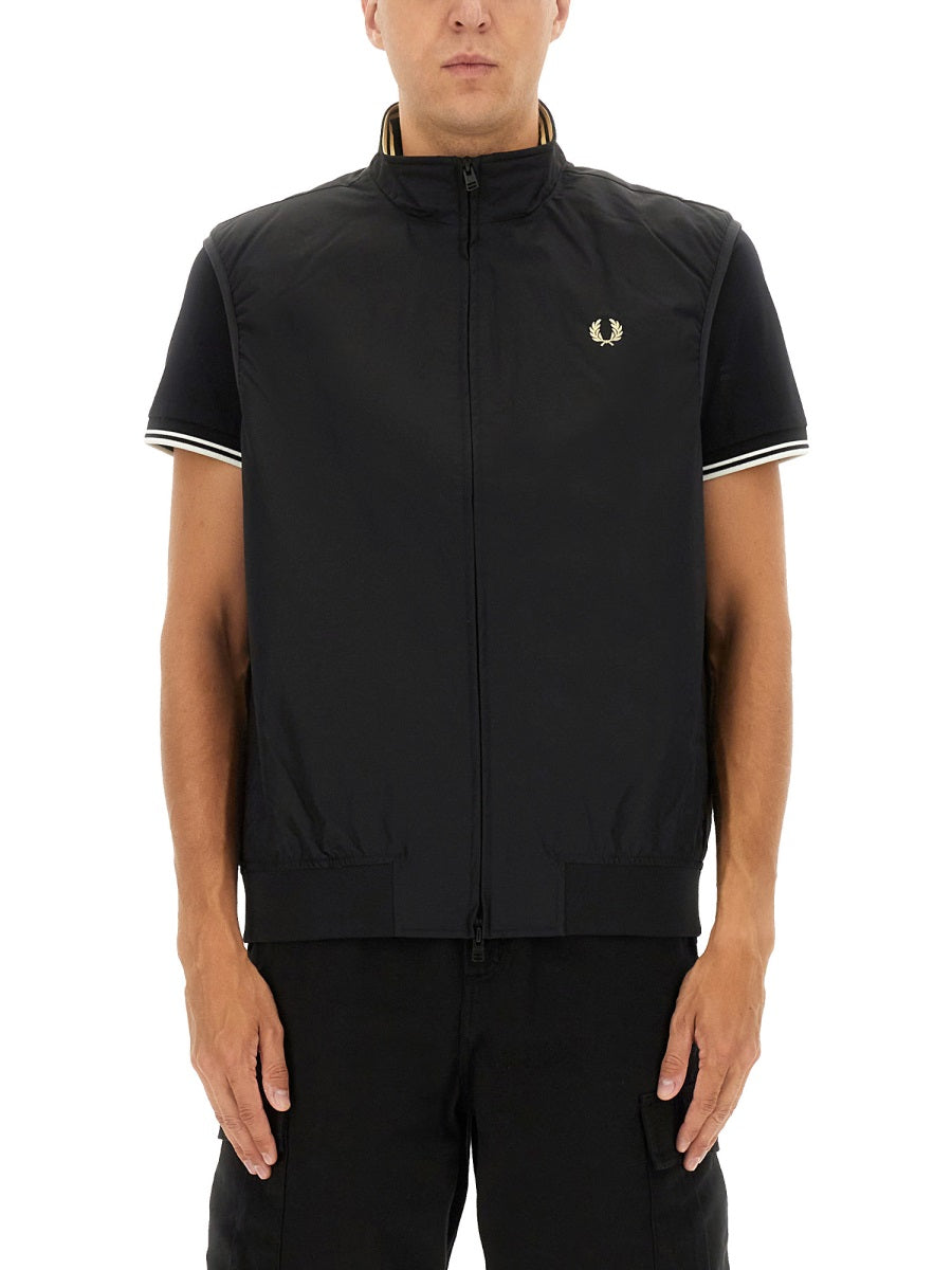 FRED PERRY Men's Recycled Material Vest - Size L