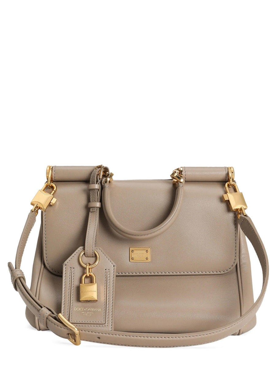 DOLCE & GABBANA Mini Handbag with Luxe Leather Construction