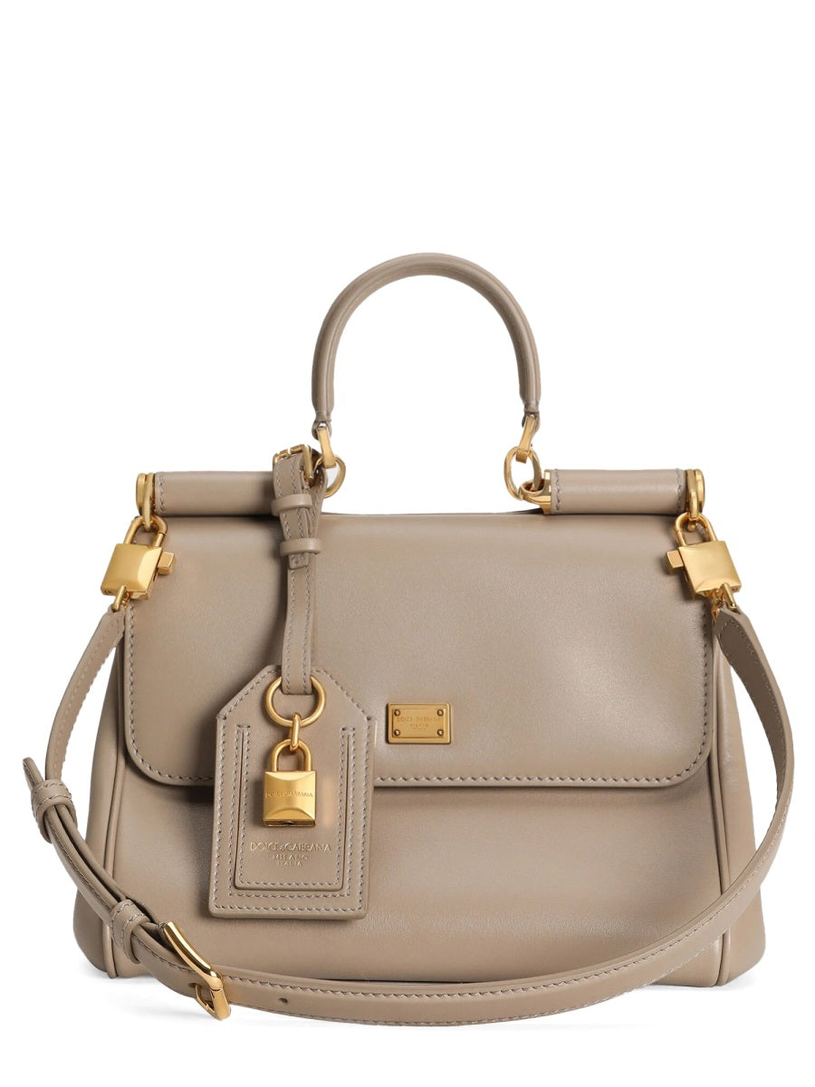 DOLCE & GABBANA Mini Handbag with Luxe Leather Construction