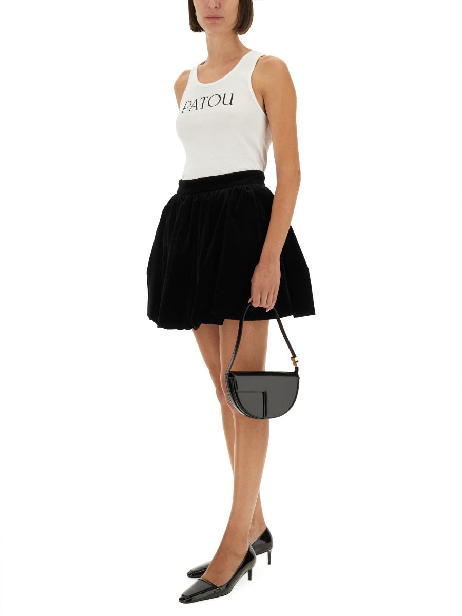 PATOU Mini Bloomer Effect Skirt - Size 36