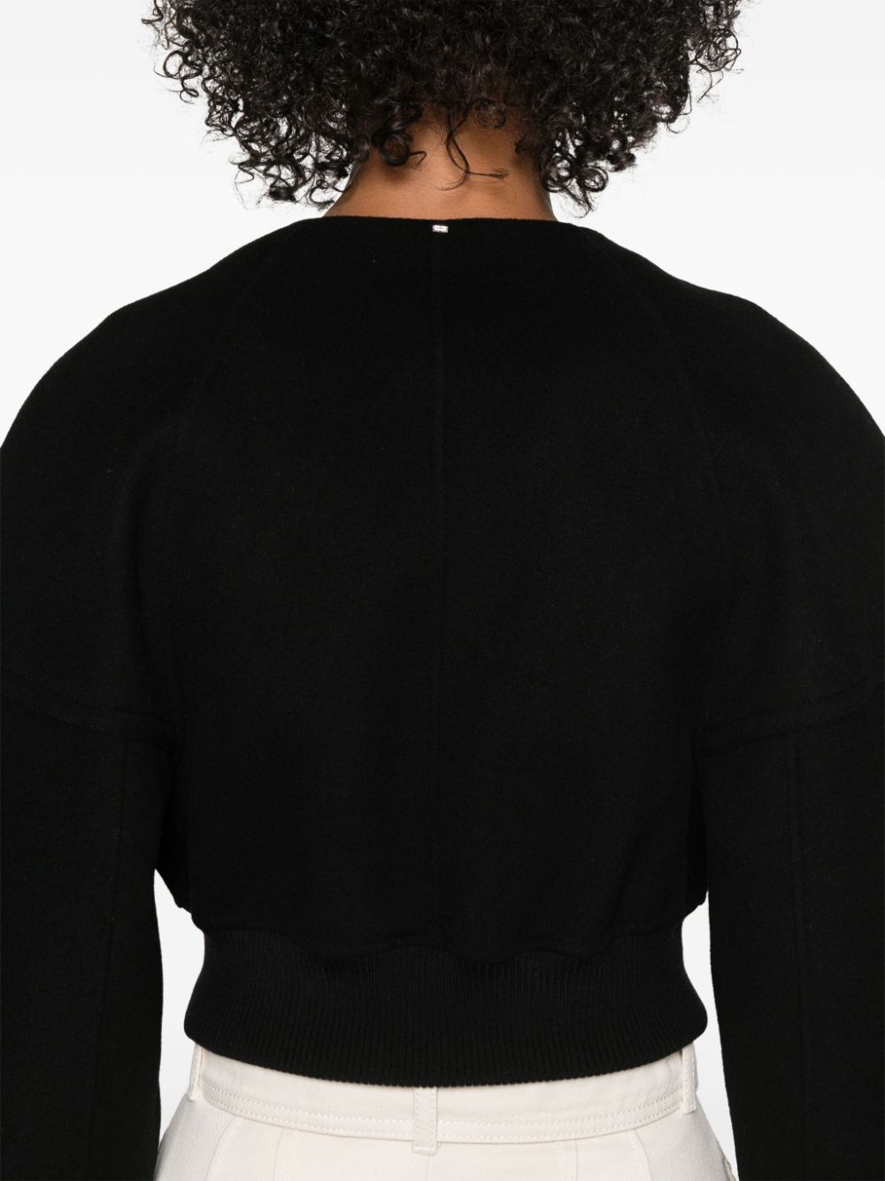 MAX MARA SPORTMAX Wool Cropped Jacket