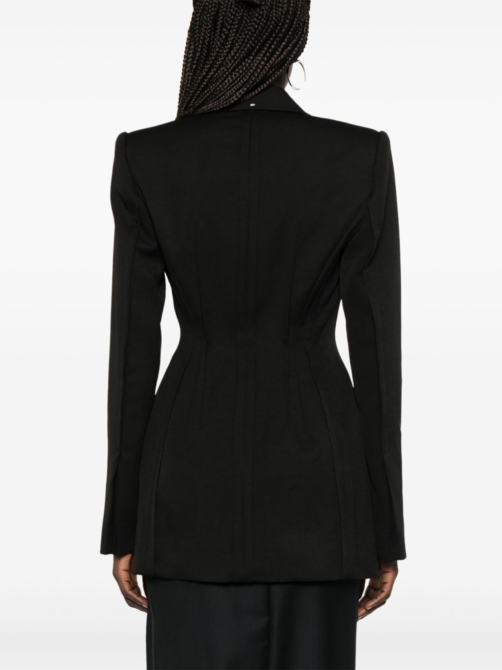 MAX MARA SPORTMAX Stylish Viscose Synthetic Jacket with Front Button Fastening for Women