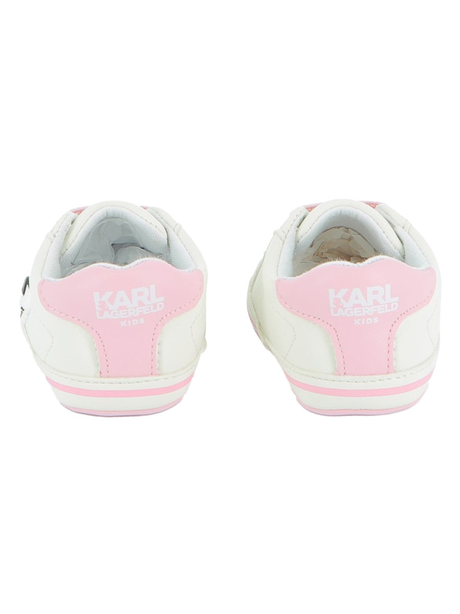 KARL LAGERFELD Unisex Mini Leather Sneakers