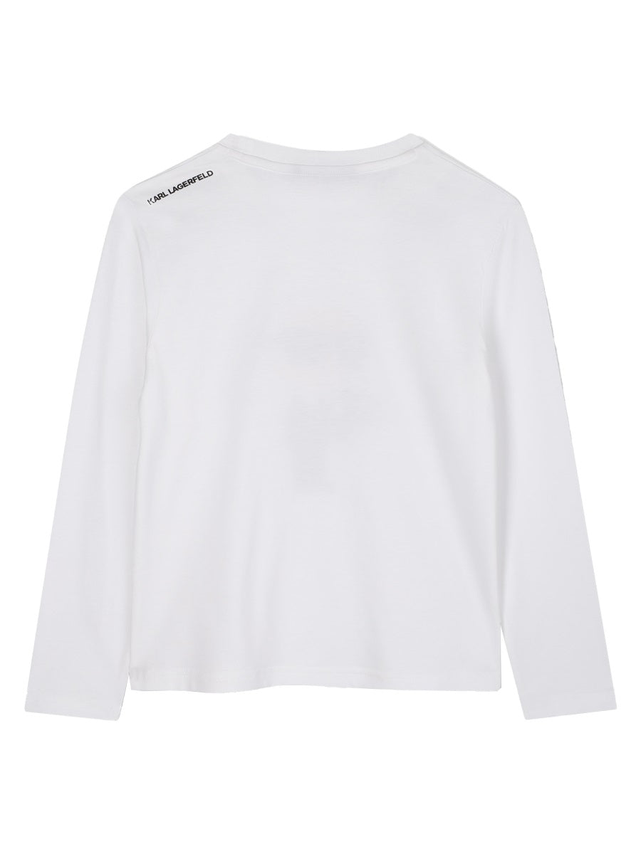 KARL LAGERFELD Mini Logo T-Shirt for Boys