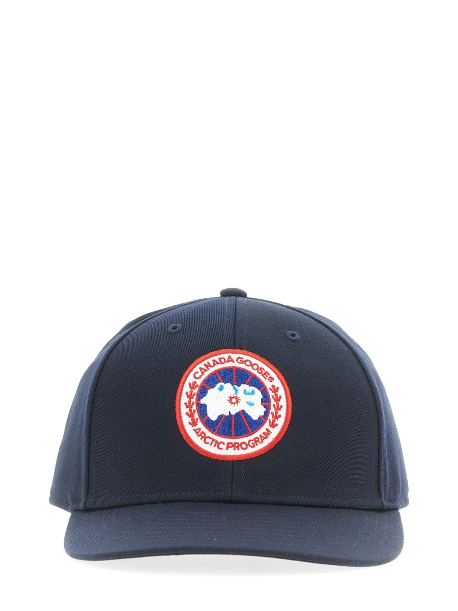 CANADA GOOSE Classic Baseball Hat with Logo Patch