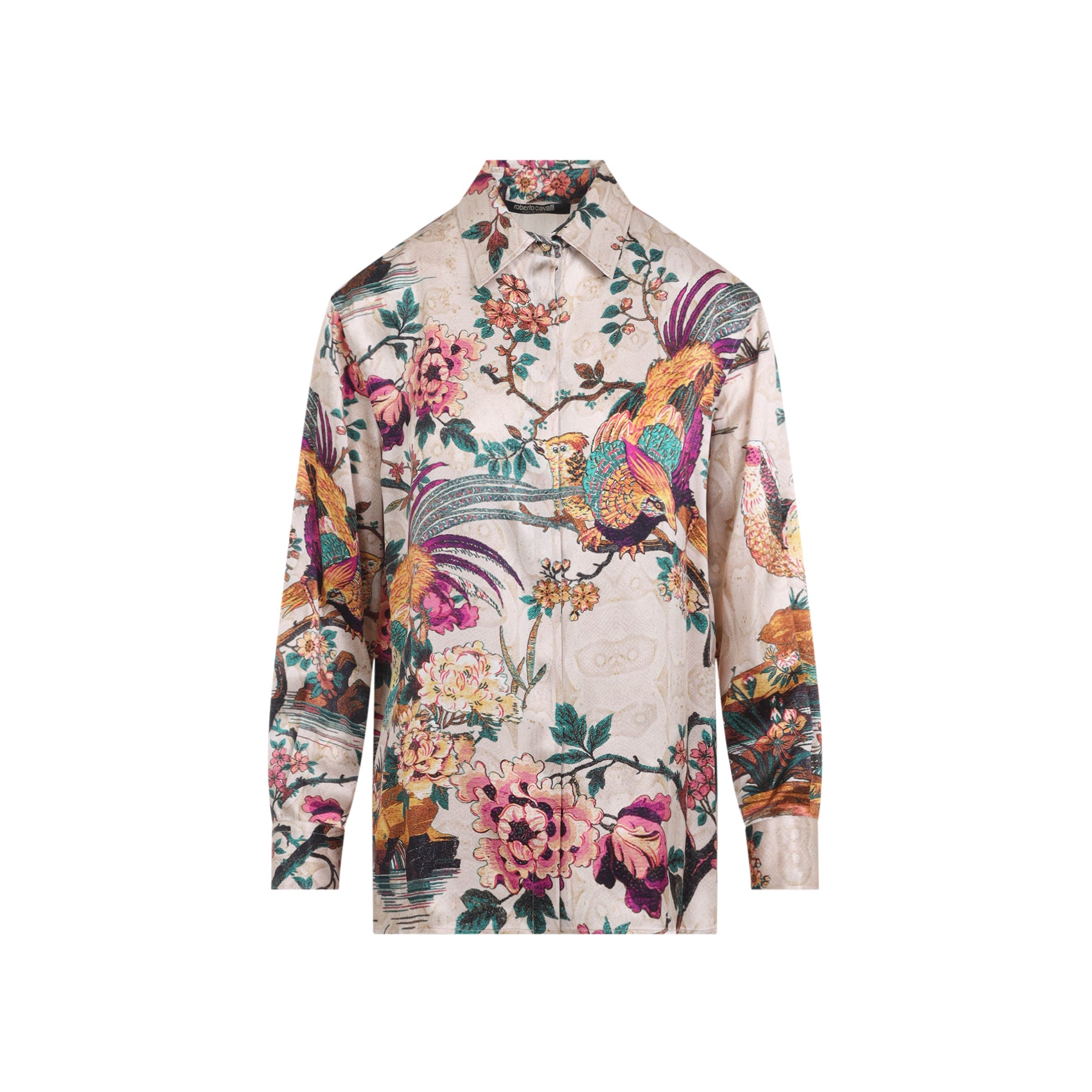 ROBERTO CAVALLI Luxury Silk Shirt for Men