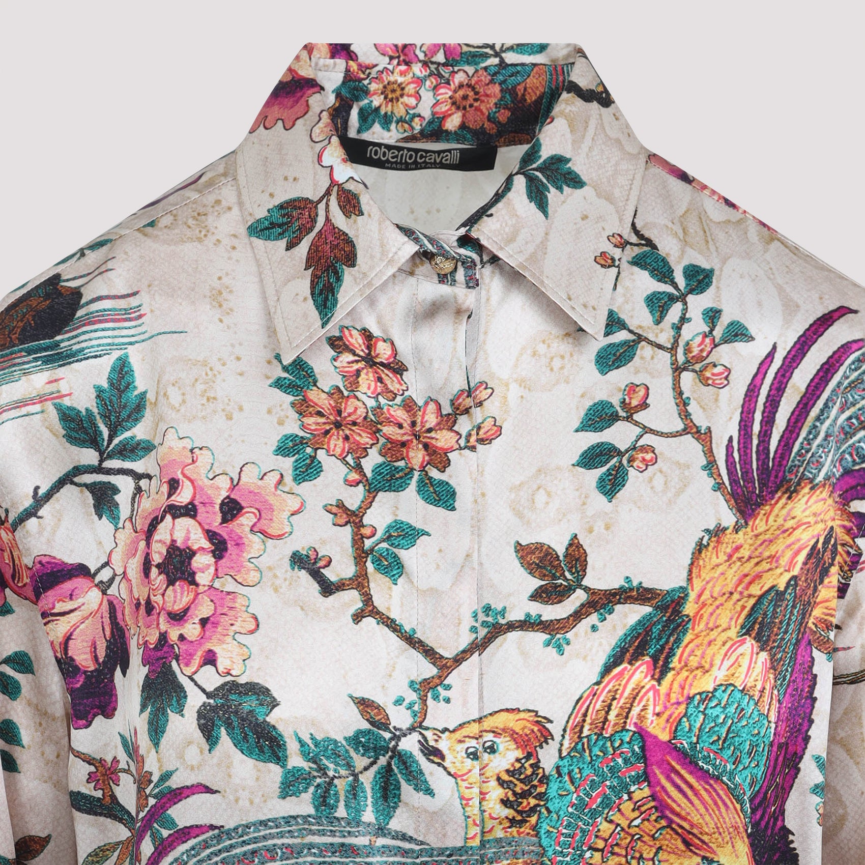 ROBERTO CAVALLI Luxury Silk Shirt for Men