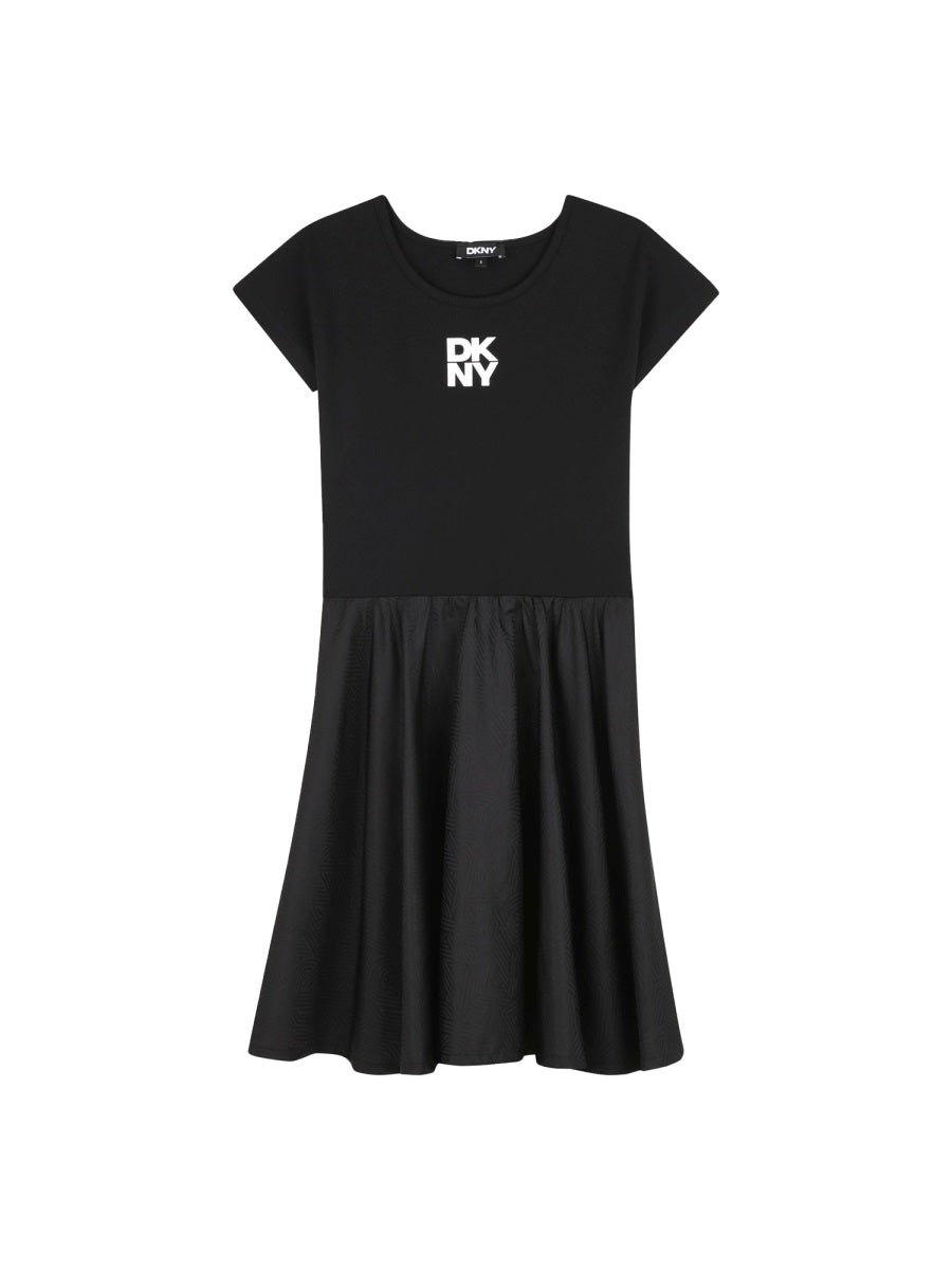 DKNY Chic 2-IN-1 Mini Dress with Logo