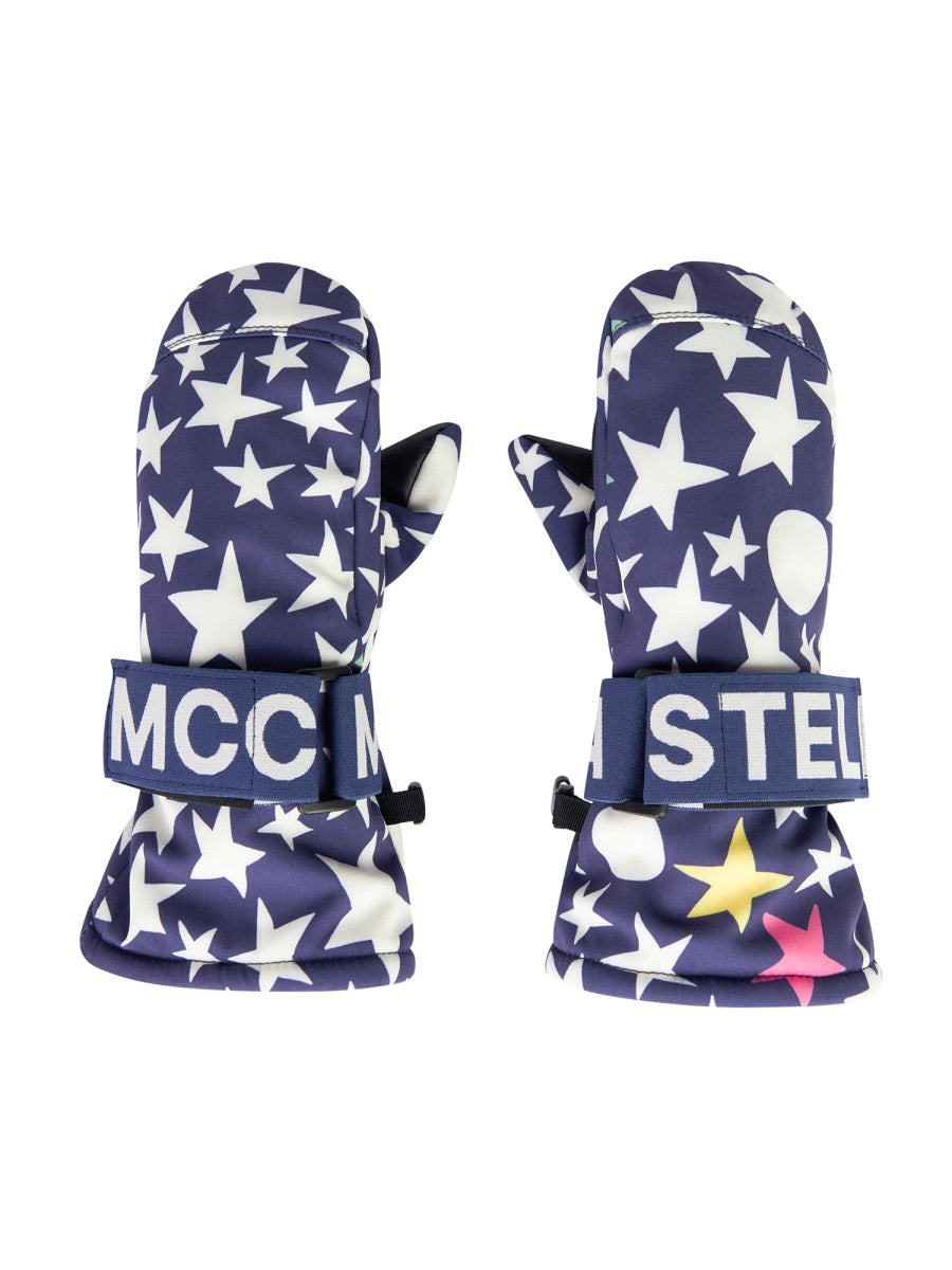 STELLA McCARTNEY Mini Stars Ski Gloves
