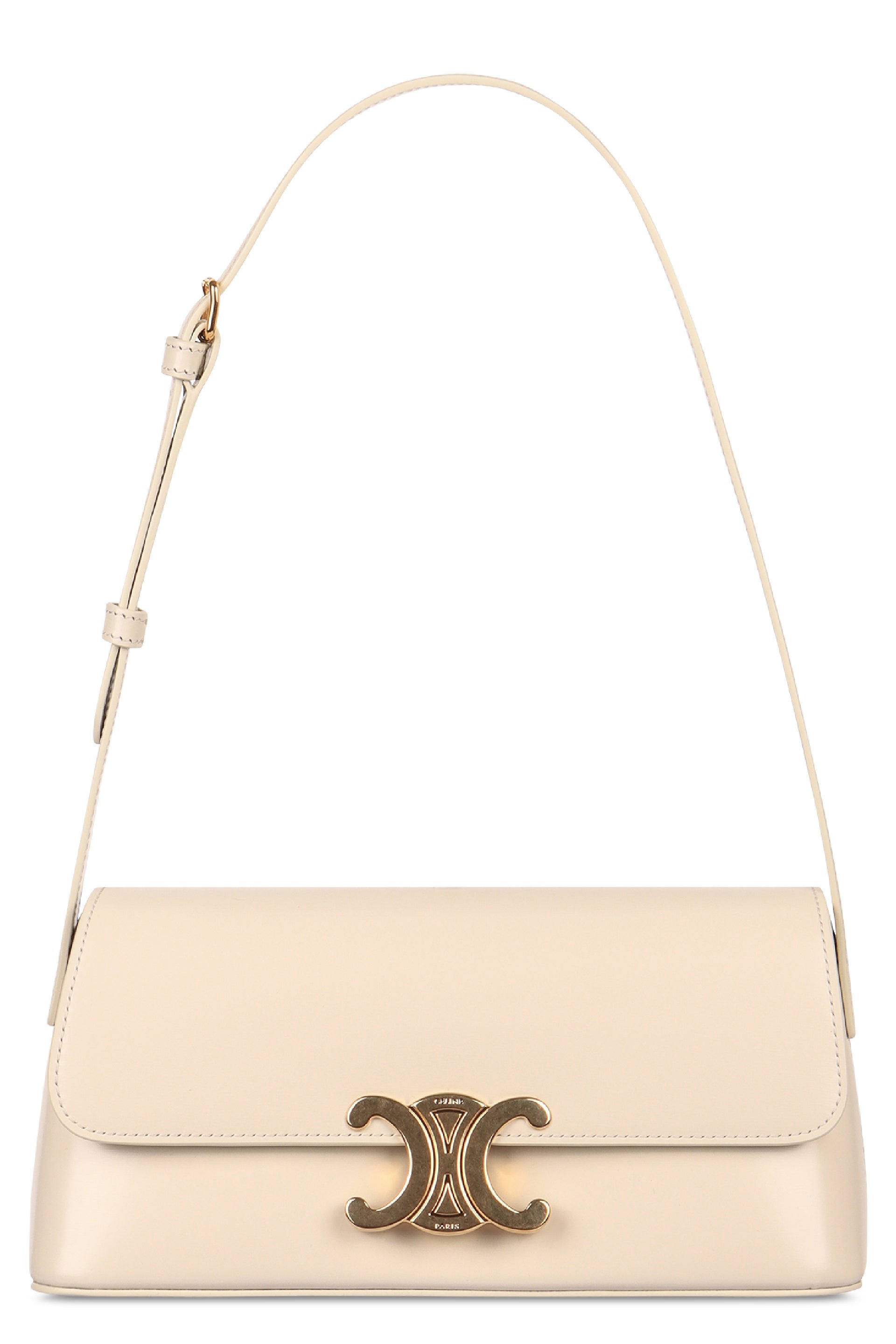 CELINE Diane Leather Shoulder Handbag