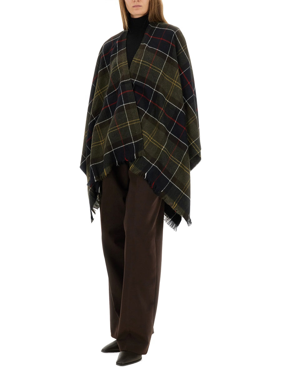 BARBOUR Regular Fit Tartan Cape