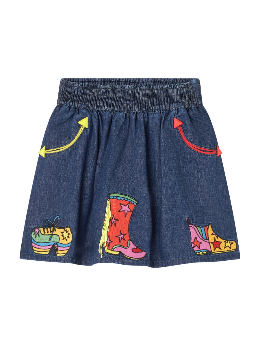 STELLA McCARTNEY Stylish Mini Boot Skirt for Kids