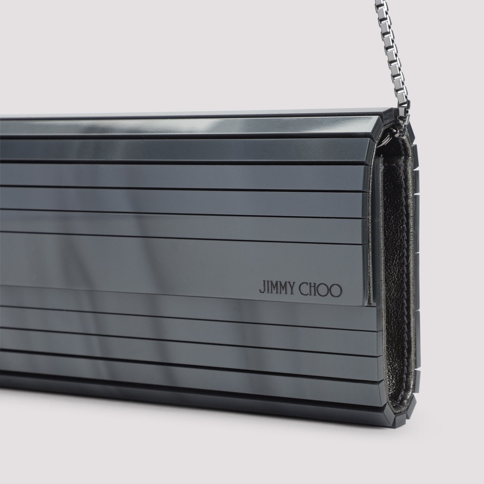JIMMY CHOO Mini Sweetie Clutch with Pearl Accents - 24cm x 10cm x 5cm