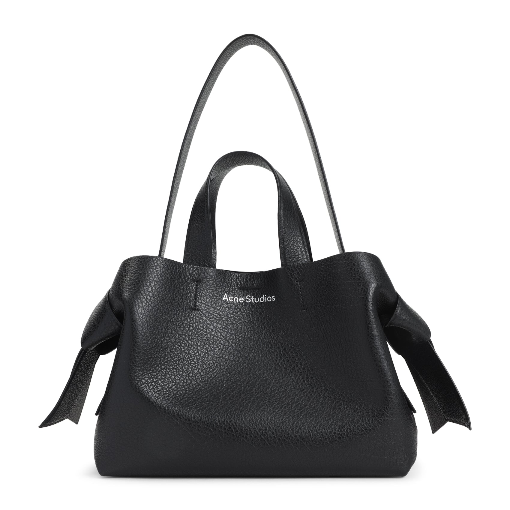 ACNE STUDIOS Handcrafted Grained Leather Handbag - 35cm x 26cm x 15cm