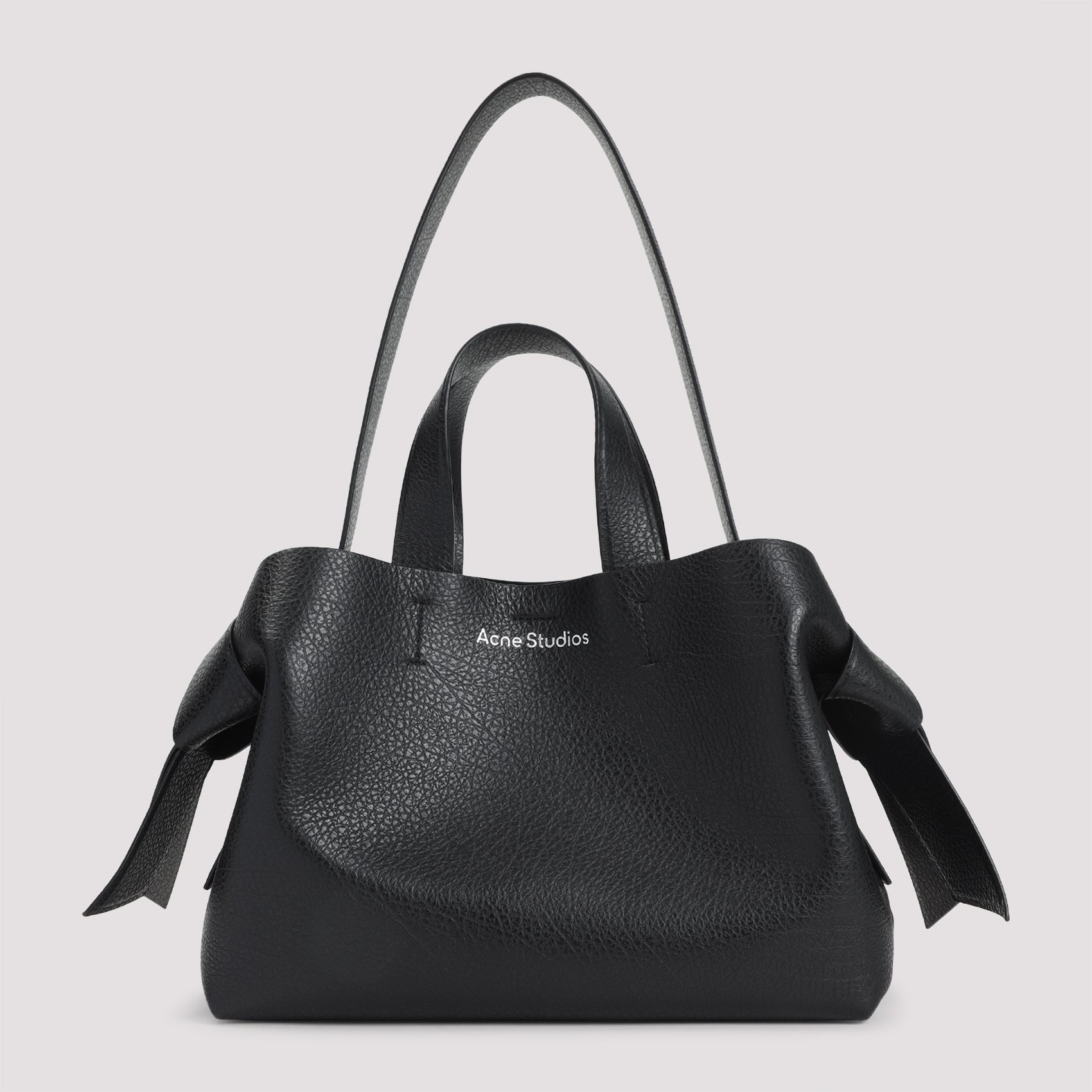 ACNE STUDIOS Handcrafted Grained Leather Handbag - 35cm x 26cm x 15cm