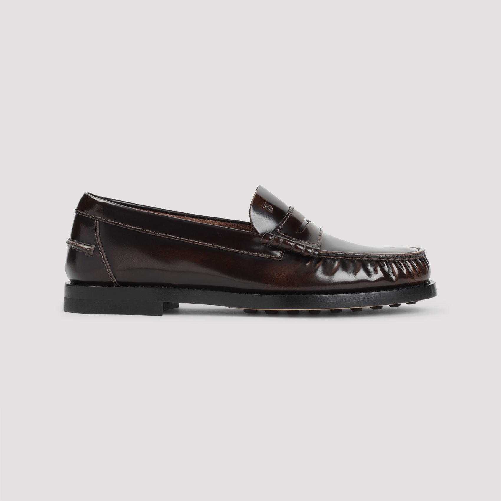 TOD`S 100% Leather Loafers for Men - FW25