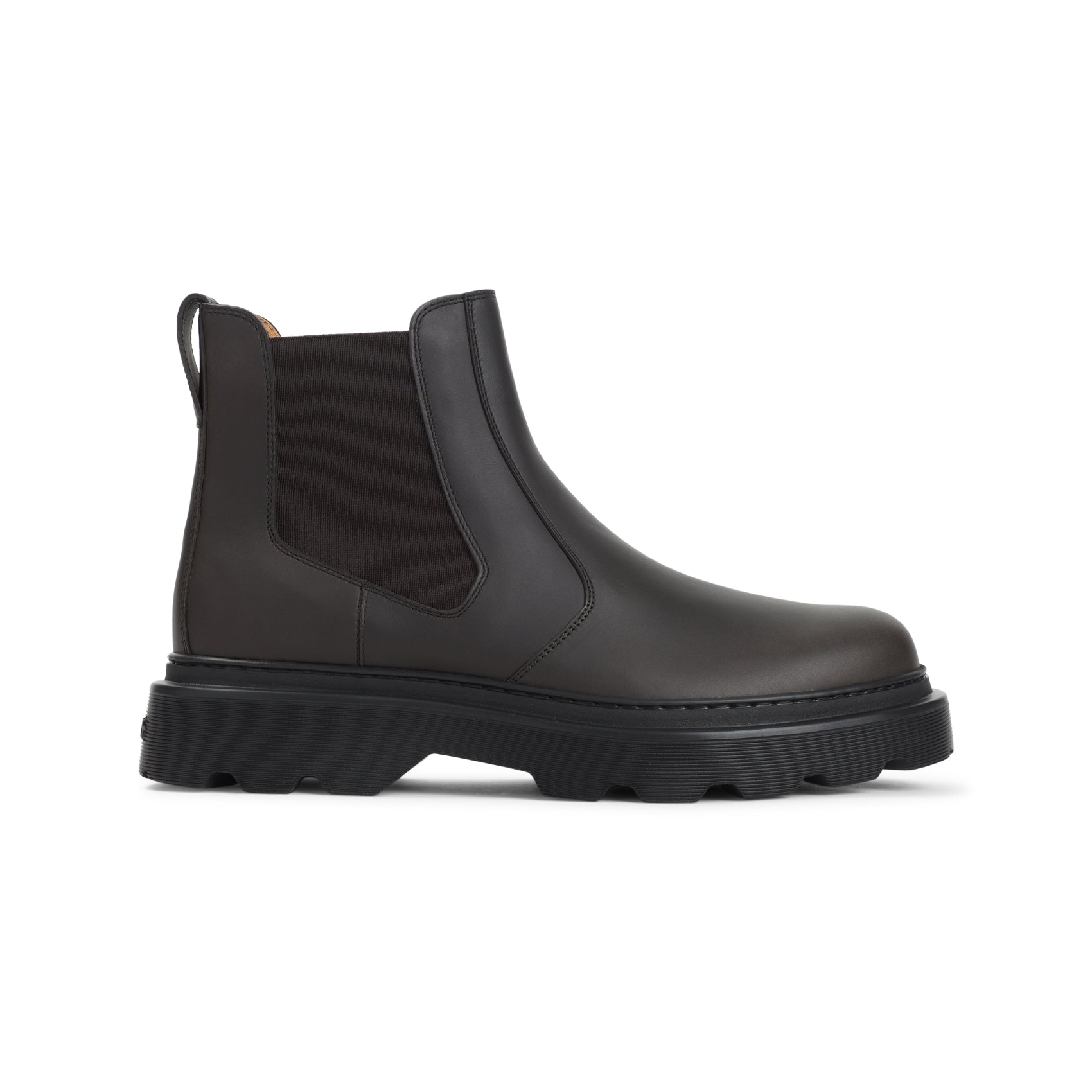 TOD`S Men's Leather Boots with 3.5 cm Heel Height